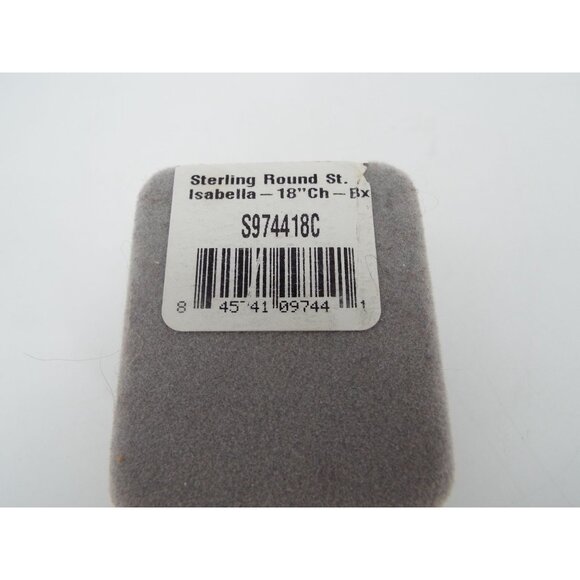 Vintage HMH St. Isabella Sterling Medal Pendant Necklace 18" with Original Box - Picture 2 of 8